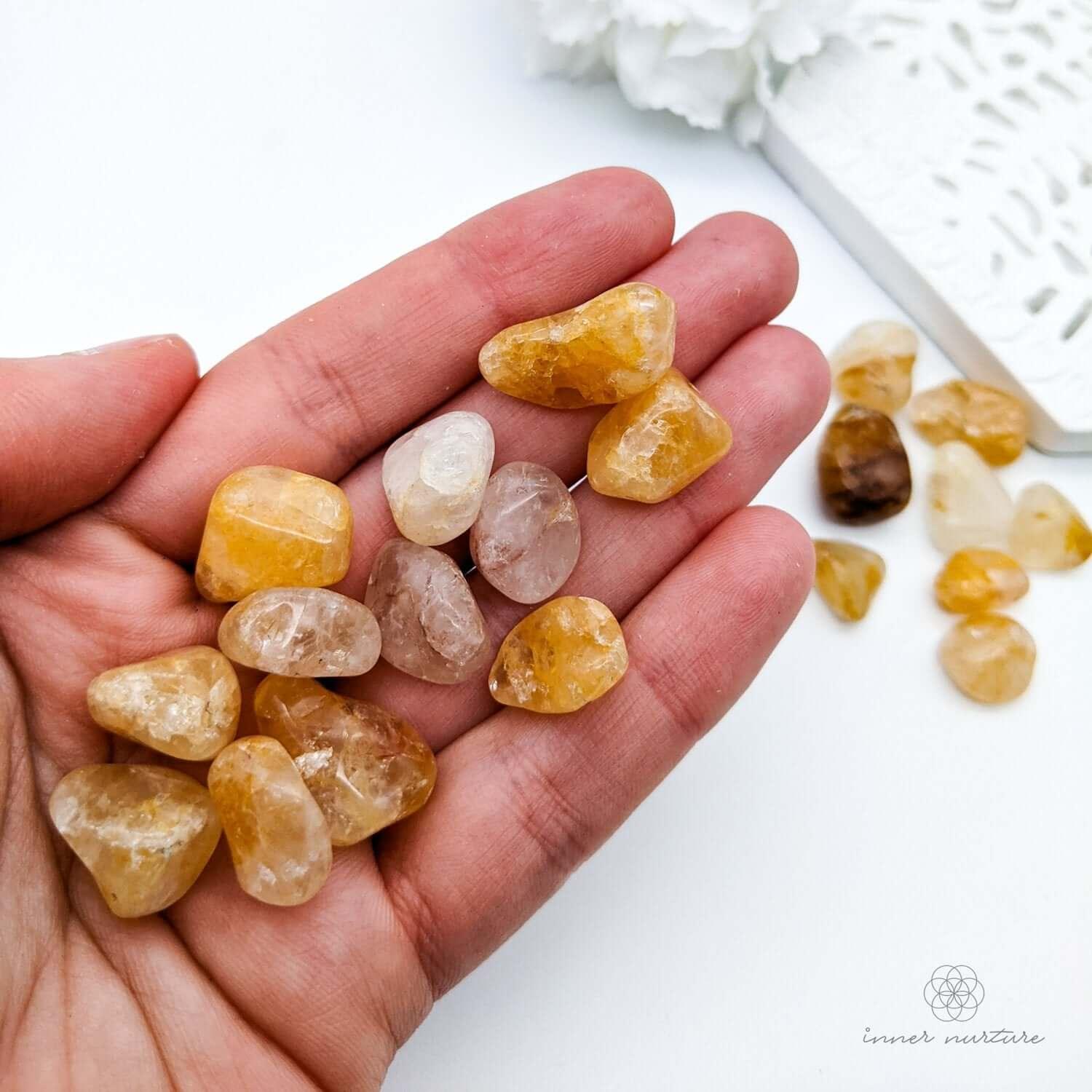 Golden Healer Tumble - Small - Online Crystal Shop Australia | Inner Nurture - Ethically Sourced