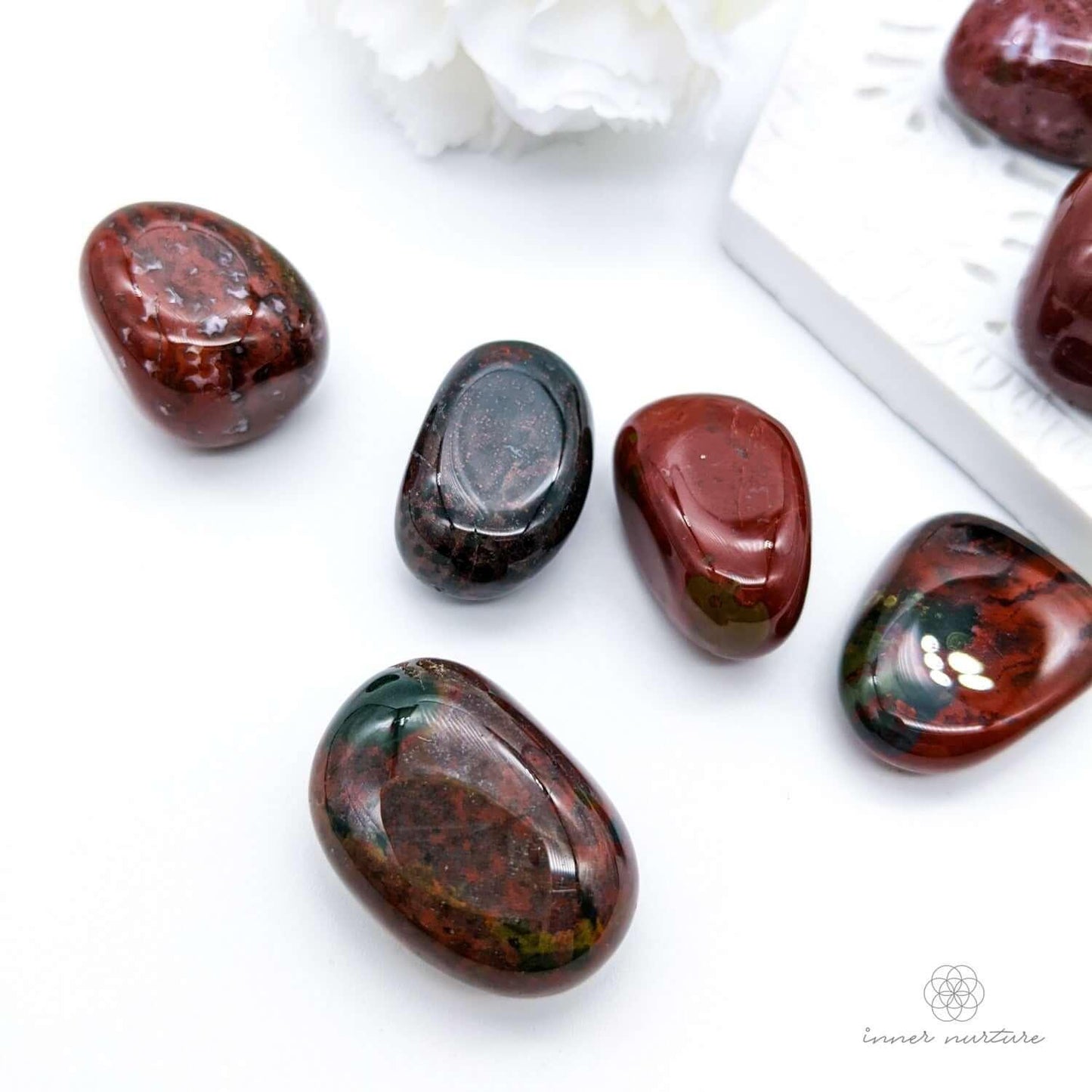 Bloodstone Tumble - Online Crystal Shop Australia | Inner Nurture - Ethically Sourced
