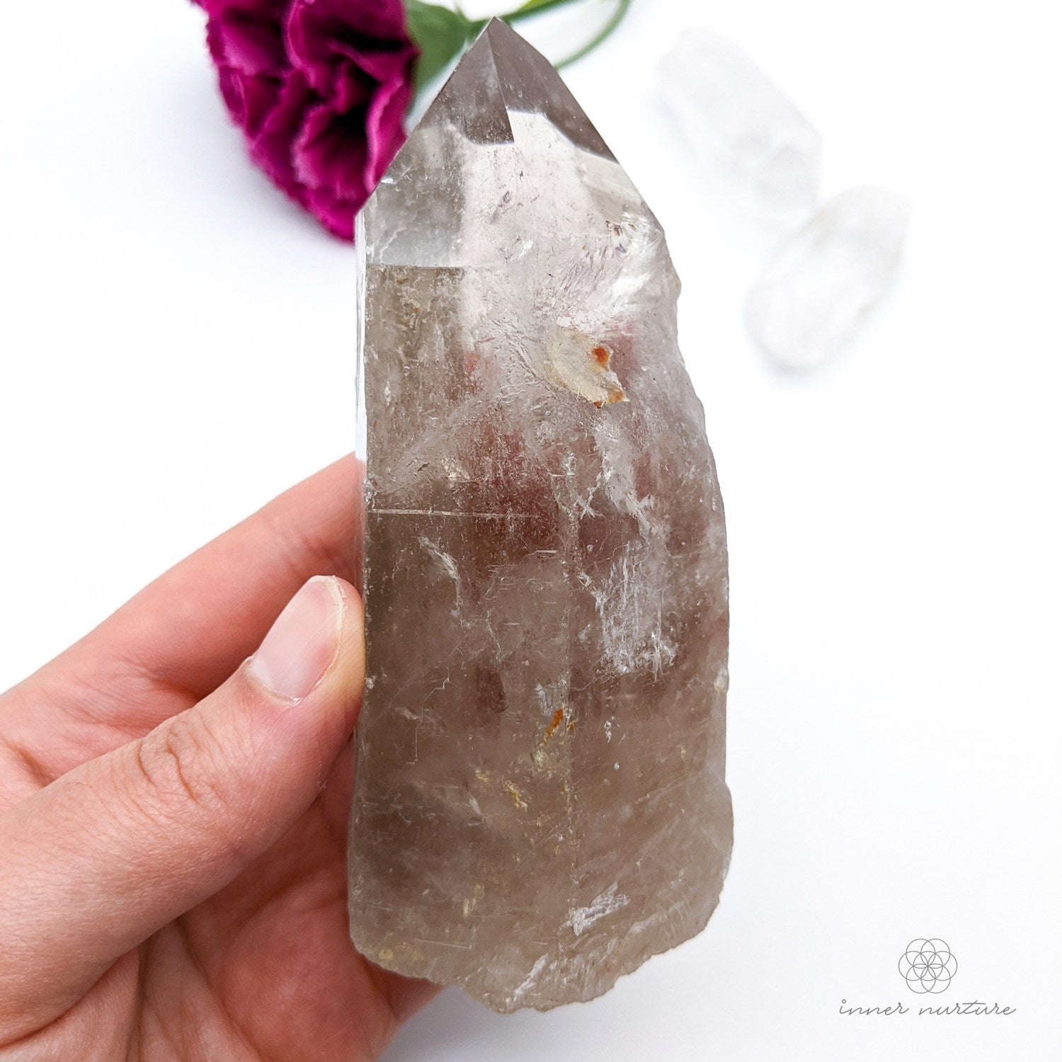 Smoky Quartz Point Specimen | 305g - Crystals Australia