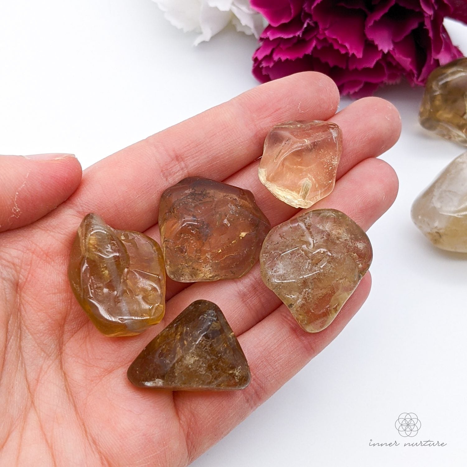 Natural Citrine Tumble - Buy Crystals Online Australia | Inner Nurture - Ethically Sourced