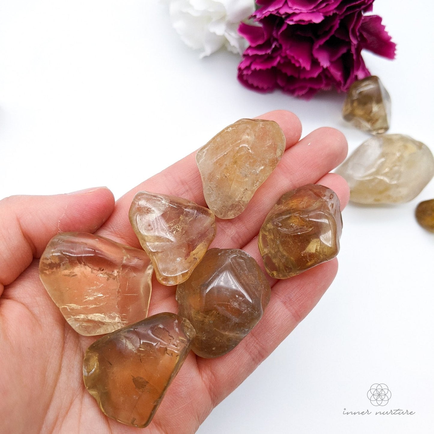 Natural Citrine Tumble - Buy Crystals Online Australia | Inner Nurture - Ethically Sourced