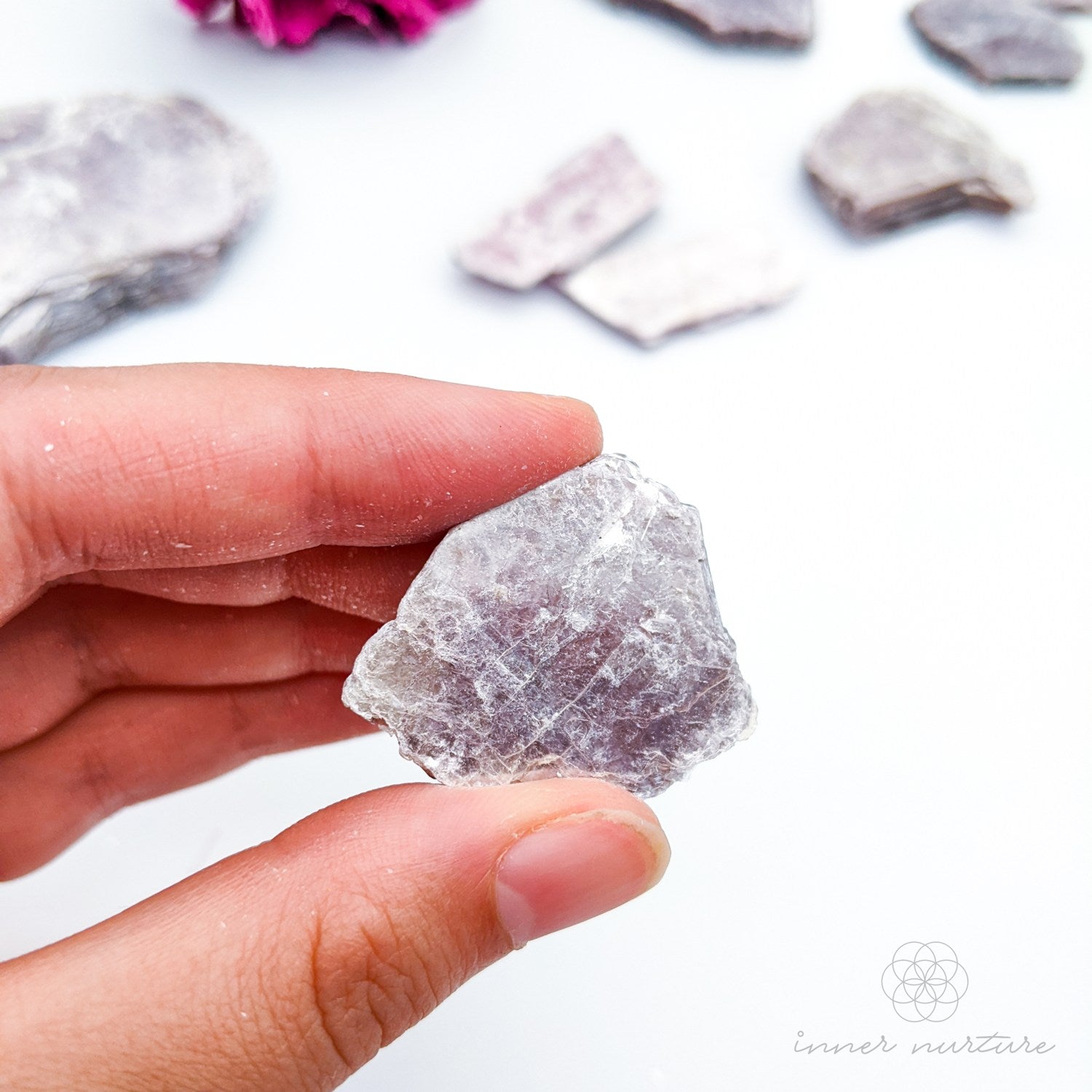 Lepidolite Rough Plate - Crystals Australia
