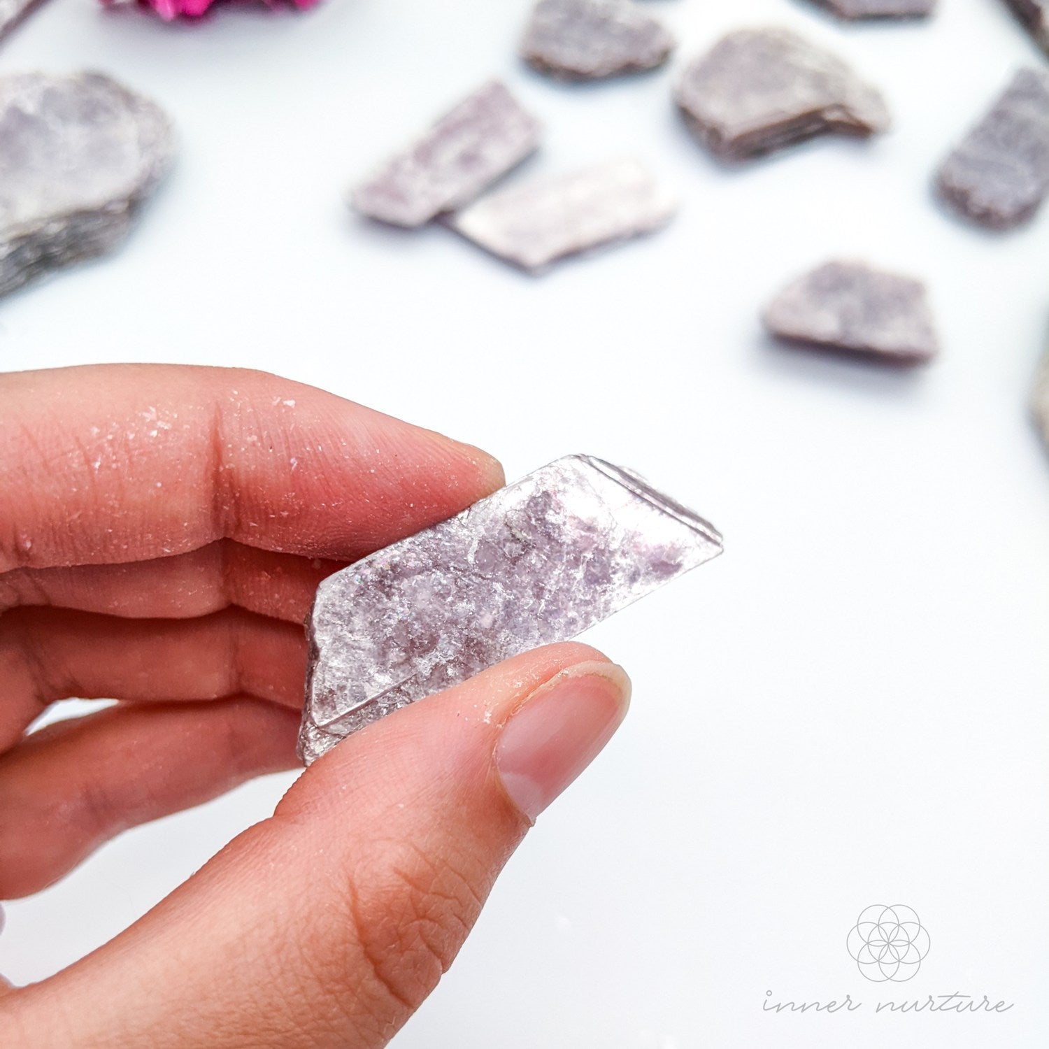 Lepidolite Rough Plate - Crystals Australia
