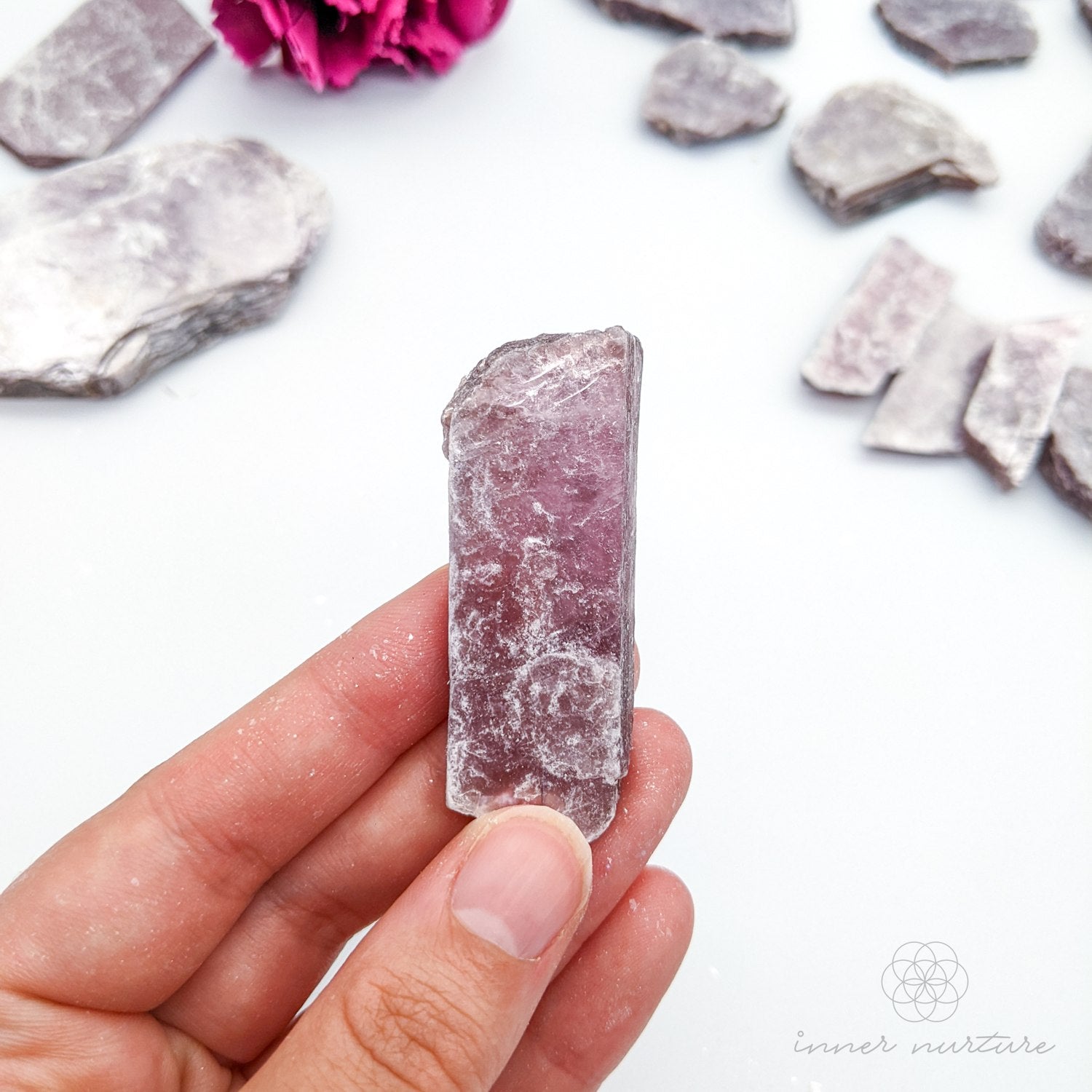 Lepidolite Rough Plate - Crystals Australia